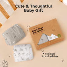 Load image into Gallery viewer, 2-Pack Aereo Fitted Crib Sheets (Savannah)
