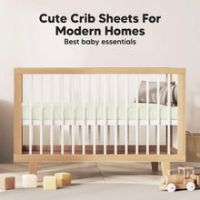 Load image into Gallery viewer, Isla Fitted Crib Sheets (Fleur)
