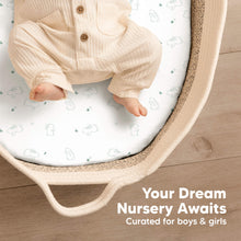 Load image into Gallery viewer, 2-Pack Isla Fitted Bassinet Sheets (Bunnies)
