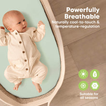 Load image into Gallery viewer, 2-Pack Isla Fitted Bassinet Sheets (Sage)
