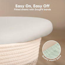 Load image into Gallery viewer, 2-Pack Isla Fitted Bassinet Sheets (Sage)
