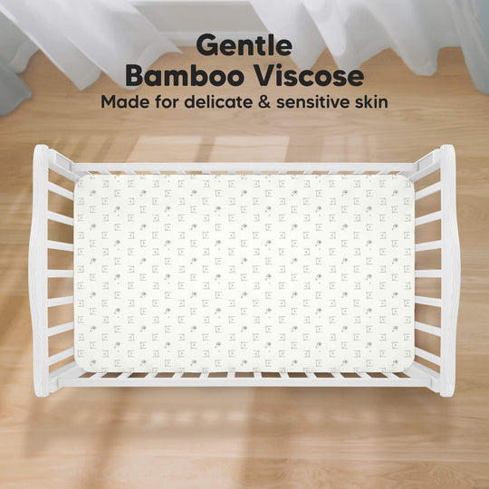 Isla Fitted Crib Sheets (Bumble Bear)