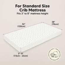 Load image into Gallery viewer, Isla Fitted Crib Sheets (Herb)
