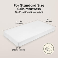 Load image into Gallery viewer, Isla Fitted Crib Sheets (Rose)
