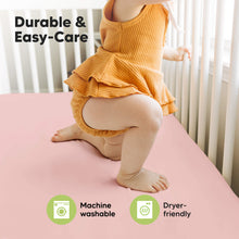 Load image into Gallery viewer, Isla Fitted Crib Sheets (Rose)
