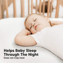 Load image into Gallery viewer, Isla Fitted Crib Sheets (Soft White)
