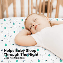 Load image into Gallery viewer, Isla Fitted Crib Sheets (Space Quest)
