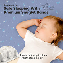 Load image into Gallery viewer, Isla Fitted Mini Crib Sheets (Marine Muse)
