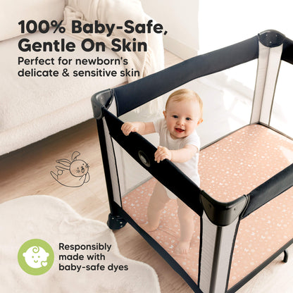 100% Baby-Safe, Gentle On Skin
Perfect for newborn's delicate & sensitive skin. Responsibly made with baby-safe dyes 29215396462778