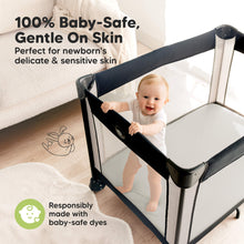 Load image into Gallery viewer, Isla Fitted Mini Crib Sheets (Sage)
