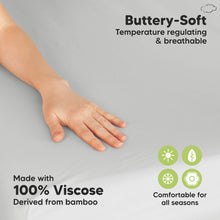 Load image into Gallery viewer, Isla Fitted Mini Crib Sheets (Steel)
