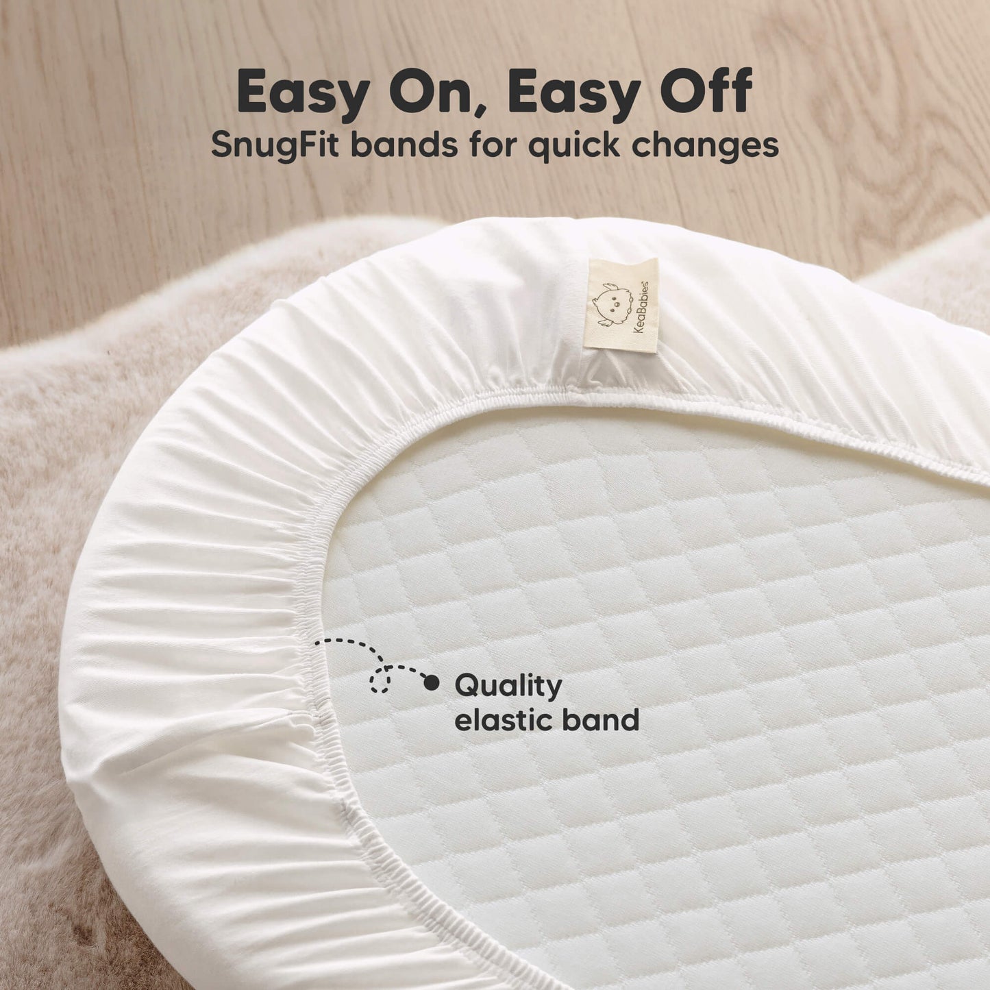 Easy On, Easy Off - SnugFit bands for quick changes (Quality elastic band)

 31751615185082