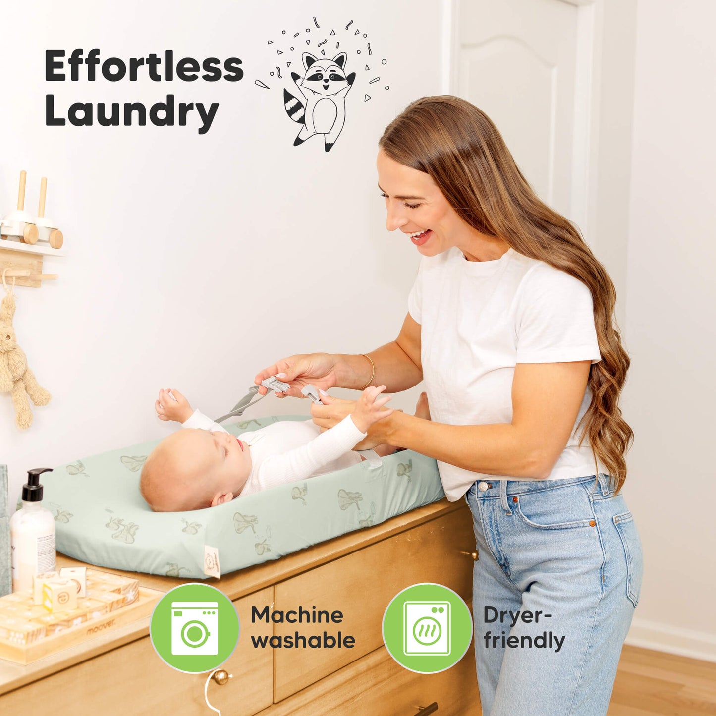 Effortless Laundry - Machine washable and Dryer-friendly
 31741876142266