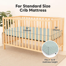 Load image into Gallery viewer, 2-Pack Isla [Protect+] Waterproof Crib Sheets (Prairie)
