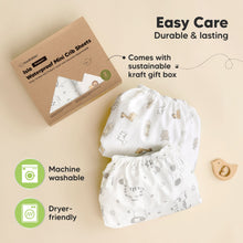 Load image into Gallery viewer, 2-Pack Isla [Protect+] Waterproof Mini Crib Sheets (KeaSafari)
