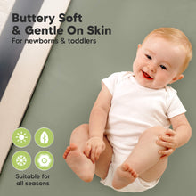 Load image into Gallery viewer, 2-Pack Isla [Protect+] Waterproof Mini Crib Sheets (Lichen)
