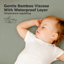 Load image into Gallery viewer, 2-Pack Isla [Protect+] Waterproof Mini Crib Sheets (Lichen)
