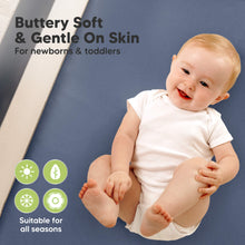 Load image into Gallery viewer, 2-Pack Isla [Protect+] Waterproof Mini Crib Sheets (Maritime)
