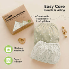 Load image into Gallery viewer, 2-Pack Isla [Protect+] Waterproof Mini Crib Sheets (Pine Grove)
