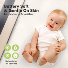 Load image into Gallery viewer, 2-Pack Isla [Protect+] Waterproof Mini Crib Sheets (Soft White)
