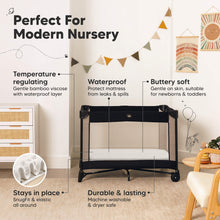 Load image into Gallery viewer, 2-Pack Isla [Protect+] Waterproof Mini Crib Sheets (Soft White)
