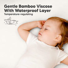 Load image into Gallery viewer, 2-Pack Isla [Protect+] Waterproof Mini Crib Sheets (Soft White)
