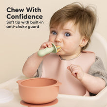 Load image into Gallery viewer, 2-Sets Lil’ Prep Baby Fork &amp; Spoon (Sage)
