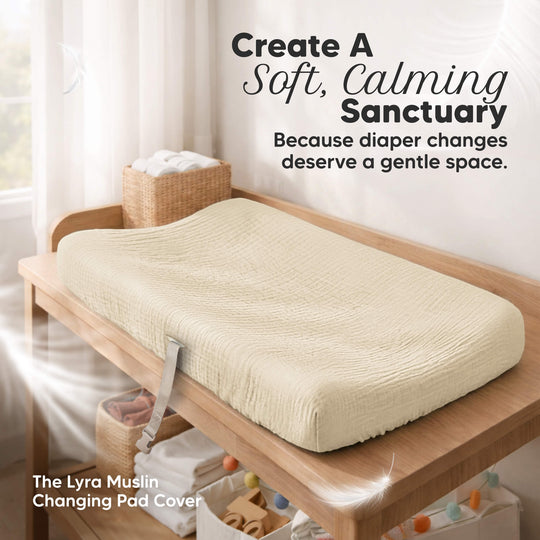 2-Pack Lyra Muslin Changing Pad Covers