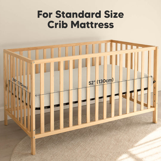 2-Pack Lyra Muslin Crib Sheets (Greige)