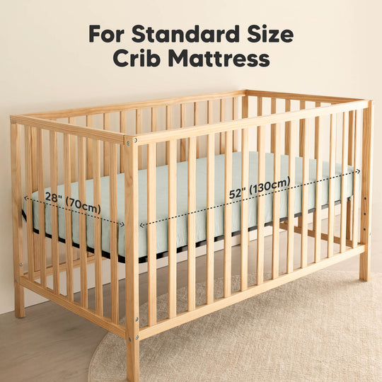 2-Pack Lyra Muslin Crib Sheets (Willow)