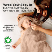 Load image into Gallery viewer, 2-Pack Lyra Muslin Hooded Towels (Almond)
