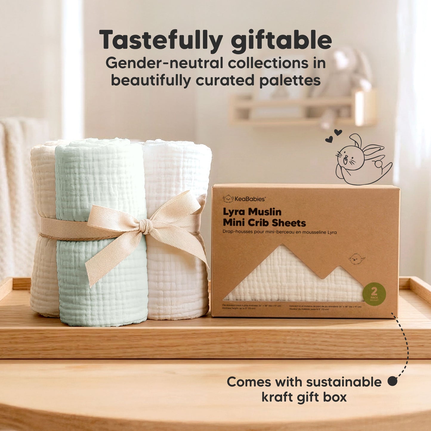 Tastefully Giftable - Gender-neutral collections in beautifully curated palettes (Comes with sustainable kraft gift box) 32609475526842