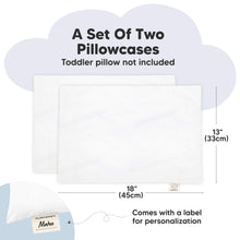 Load image into Gallery viewer, 2-Pack My Little Dreamy [Protect+] Waterproof Pillowcase (Soft White)
