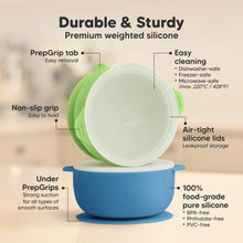 Load image into Gallery viewer, 2-Pack Prep Silicone Suction Bowls (Kea)
