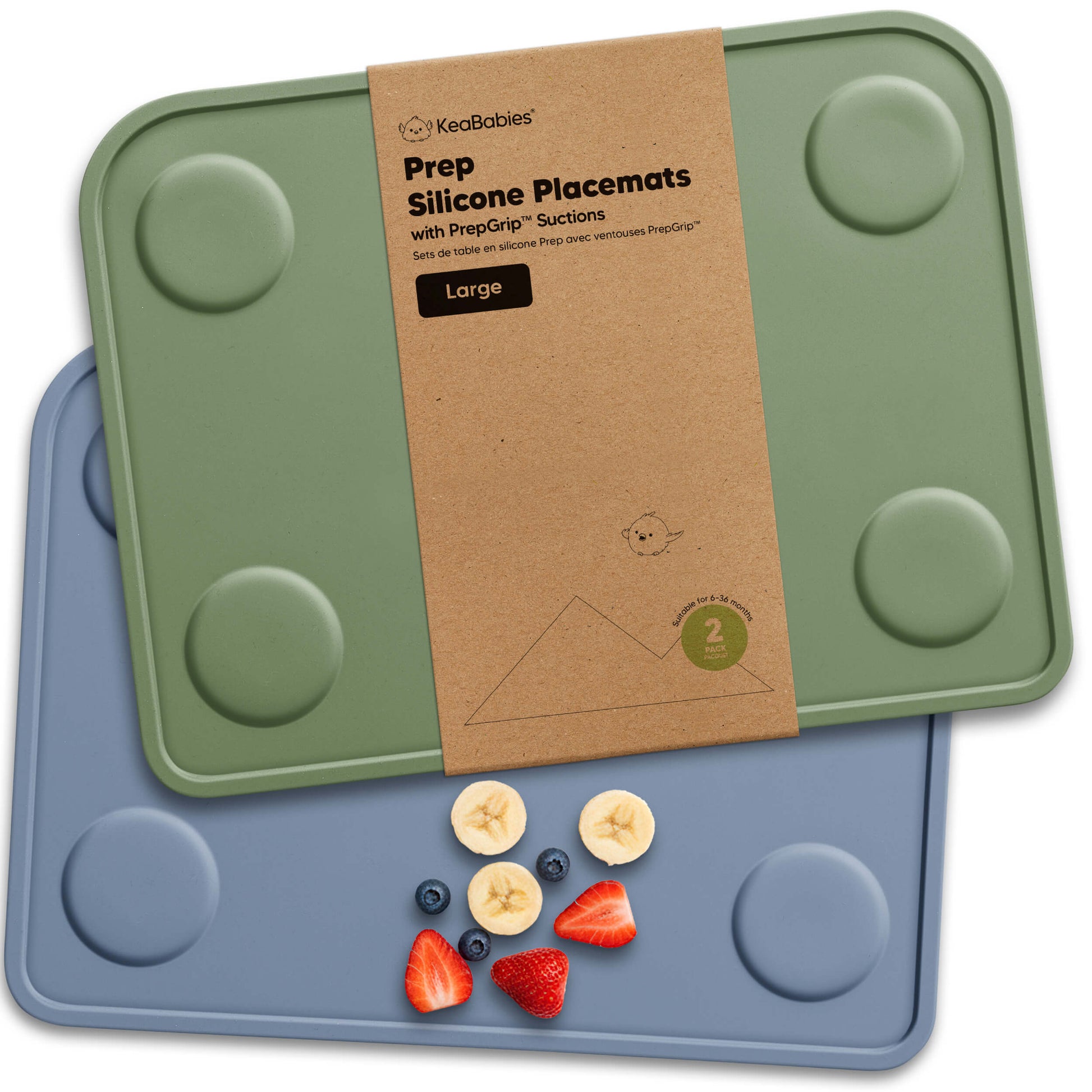 2-Pack Prep Silicone Placemats 33567137824954