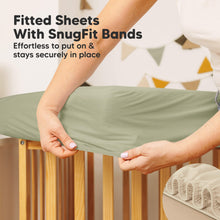 Load image into Gallery viewer, 2-Pack Mavy Protect+ Waterproof Crib Mattress Protector (Avocado)
