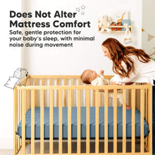 Load image into Gallery viewer, 2-Pack Quin Protect+ Waterproof Crib Mattress Protector (Lagoon)
