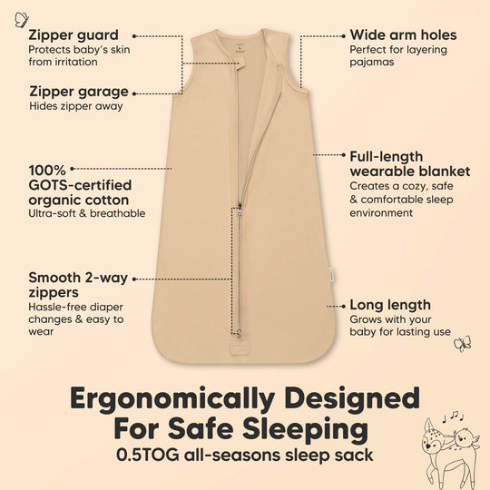 2-Pack Snooze Sleep Sacks (Toasty)