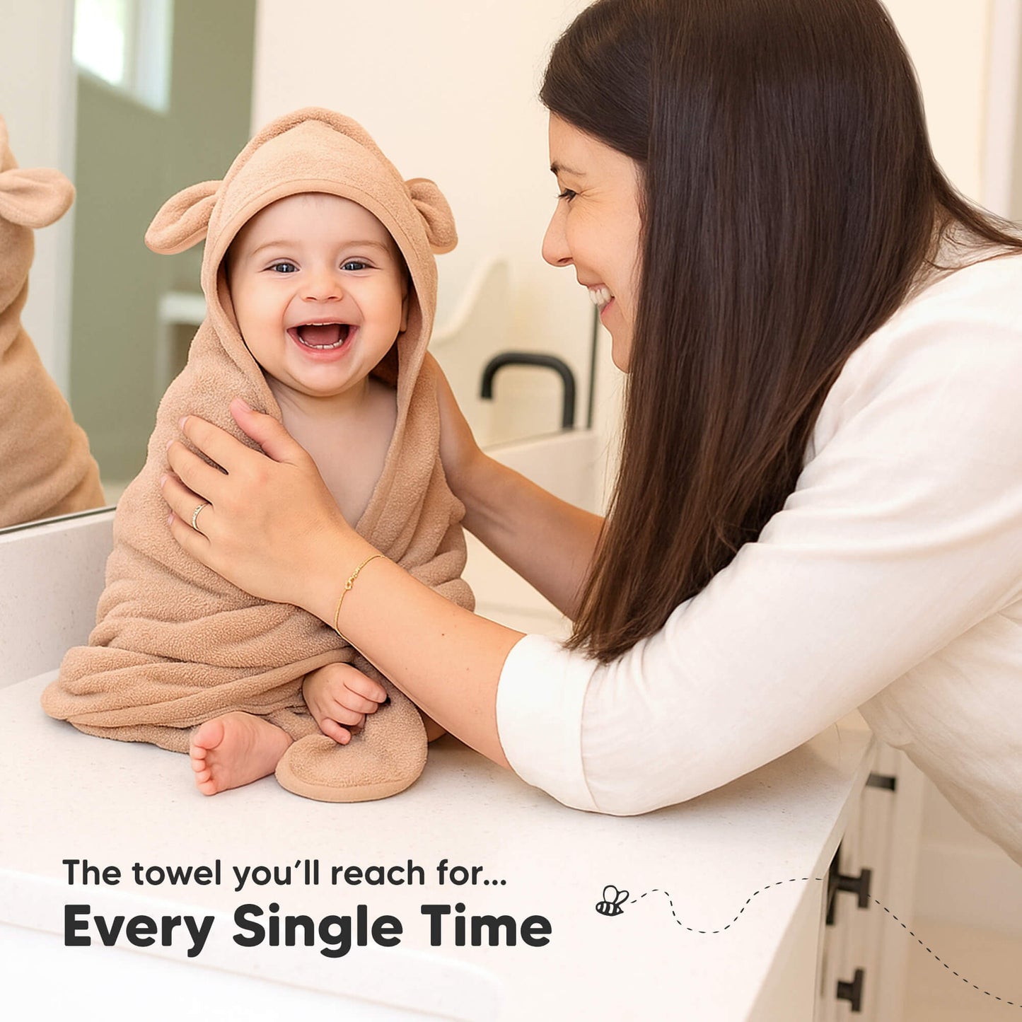 Everyday snuggle towel designed to be the one parents reach for every single time. 30288574283962
