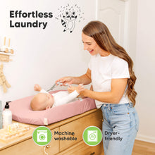 Load image into Gallery viewer, 2-Pack Soothe Changing Pad Covers (Rose)
