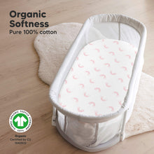 Load image into Gallery viewer, 2-Pack Soothe Fitted Bassinet Sheets (Dreamland)
