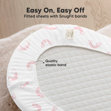 Load image into Gallery viewer, 2-Pack Soothe Fitted Bassinet Sheets (Dreamland)

