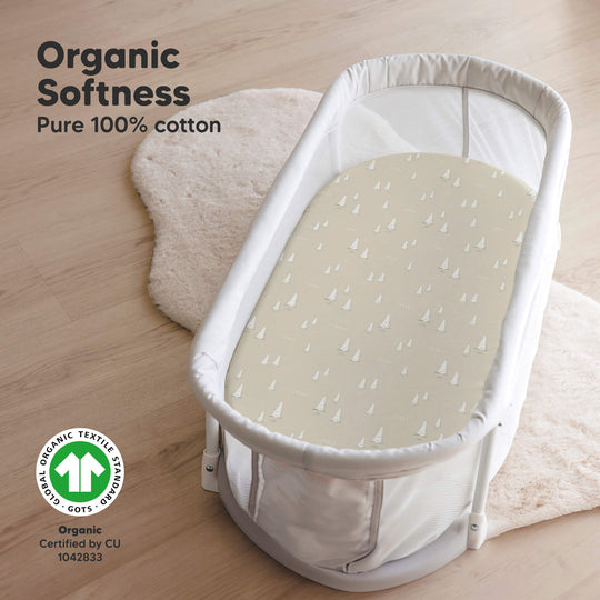 2-Pack Soothe Fitted Bassinet Sheets (Pine Grove)
