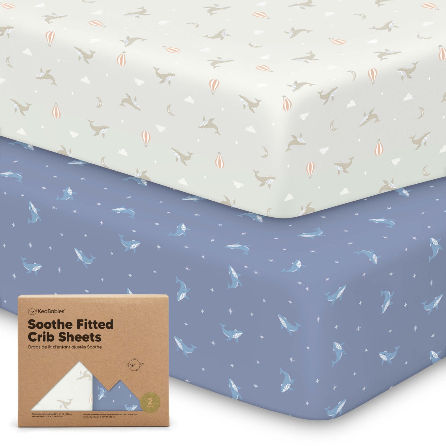 Soothe Fitted Crib Sheet 28338817794234