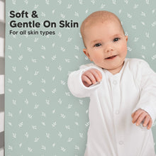 Load image into Gallery viewer, Soothe Fitted Crib Sheet (Prairie)
