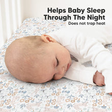 Load image into Gallery viewer, Soothe Fitted Crib Sheet (Prairie)
