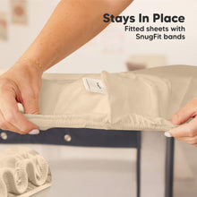 Load image into Gallery viewer, Soothe Fitted Mini Crib Sheet (Khaki)
