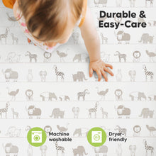 Load image into Gallery viewer, Soothe Fitted Mini Crib Sheet (Savannah)
