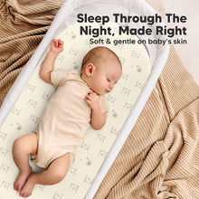 Load image into Gallery viewer, 2-Pack Soothe [Protect+] Waterproof Bassinet Sheets (Bumble Bear)
