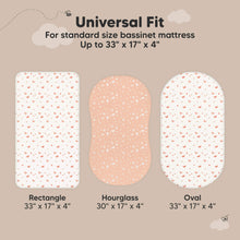 Load image into Gallery viewer, 2-Pack Soothe [Protect+] Waterproof Bassinet Sheets (Butterflies)
